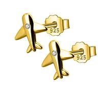 JZWCHQ Boucles d'oreilles de Goujon de 9 mm x 10 mm pour Femmes avec des Bijoux Brillants