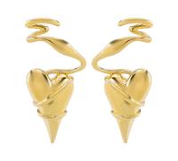 JZWCHQ Boucles d'oreilles enveloppées de cœur enveloppés pour femmes Unique Épine au coeur de charmes Drop Drop bordez la boucle d'oreille Halloween Birthday Party Bijoux