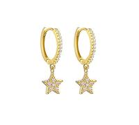 JZWCHQ Boucles d'oreilles pendentines exquises de la lune étoile pour les femmes boucles d'oreilles perçantes pendents bijoux