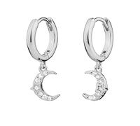 JZWCHQ Boucles d'oreilles pendentines exquises de la lune étoile pour les femmes boucles d'oreilles perçantes pendents bijoux