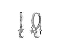JZWCHQ Boucles d'oreilles pendentines exquises de la lune étoile pour les femmes boucles d'oreilles perçantes pendents bijoux
