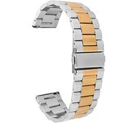 JZWCHQ Boulots de montre 18 mm 20 mm 22 mm en acier inoxydable bande de montre de montre pour compatible avec Samsung Galaxy Active 2 42 mm 46 mm Gear S3 Bracelet de bracelet de bracele