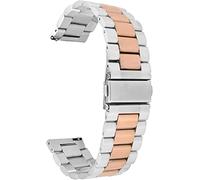 JZWCHQ Boulots de montre 18 mm 20 mm 22 mm en acier inoxydable bande de montre de montre pour compatible avec Samsung Galaxy Active 2 42 mm 46 mm Gear S3 Bracelet de bracelet de bracele
