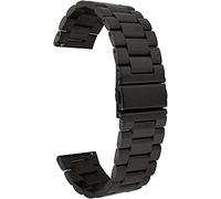 JZWCHQ Boulots de montre 18 mm 20 mm 22 mm en acier inoxydable bande de montre de montre pour compatible avec Samsung Galaxy Active 2 42 mm 46 mm Gear S3 Bracelet de bracelet de bracele