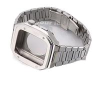 JZWCHQ Bracelet d'armure en métal , pour 9 8 7 bande 45 mm 44 mm Brotte en acier inoxydable , pour les bandes de montre IWatch Series 4/5/6 / SE