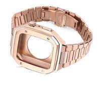 JZWCHQ Bracelet d'armure en métal , pour 9 8 7 bande 45 mm 44 mm Brotte en acier inoxydable , pour les bandes de montre IWatch Series 4/5/6 / SE