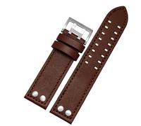 JZWCHQ Bracelet de gueule en cuir bracelet Band 22 mm 22 mm pour l'aviation H77755533 H77616533 Genue en cuir Men Watch Band