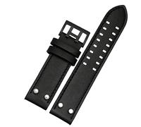 JZWCHQ Bracelet de gueule en cuir bracelet Band 22 mm 22 mm pour l'aviation H77755533 H77616533 Genue en cuir Men Watch Band