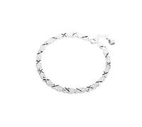 JZWCHQ Bracelets Bow Zircon Bracelet Bracelet de la chaîne de perles réglables Bracelet Gol