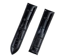 JZWCHQ Calfskin Band de montre en cuir en cuir à grains en bambou pour Omega Watch Watch Seamaster Speedmaster 300 Deville Watchband Bracelet Logo