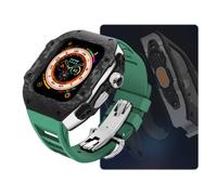 JZWCHQ Carbone Watch Watch Case FluorObber Band Mod Kit ， pour Ultra 8 7 6 5 4 SE 49mm 45mm 44 mm MOYEN MOYAGE ET REMPLACEZ LE KIT STRAPE DE MONTRE