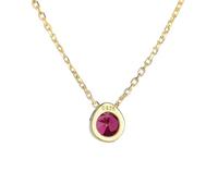 JZWCHQ Chaîne de liaison 925 Colliers de pendentif rond en argent sterling pour femmes bijoux de mariage topaze Collares Gemdone