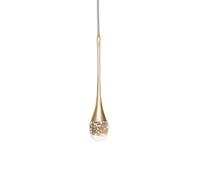 JZWCHQ Chaner de Luxe à LED en Cristal pour Staise - Louteurs de Plafond de Longueur réglable Modernes pour Le Salon, entrée d'hôtel, Couloir - Long Pendentif avec des lumières pour Villa,