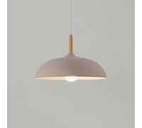 JZWCHQ Chaner Macaron de Style européen Moderne pour café et Restaurant Creative Hanging Lamping for Porch and Loft Single Head Pendant Light avec Couverture en Pot Simple et Élégant (Gris 60 * 30cm)