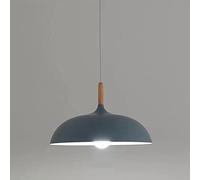 JZWCHQ Chaner Macaron de Style européen Moderne pour café et Restaurant Creative Hanging Lamping for Porch and Loft Single Head Pendant Light avec Couverture en Pot Simple et Élégant (Gris 60 * 30cm)