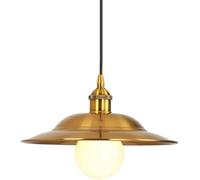 JZWCHQ Chaner rétro, personnalité pendante métallique, plafond de tête simple lampe à suspension, chambre à coucher de la salle à manger d'éclairage