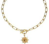JZWCHQ Collier Accessoires Serling Silver Punk Pendant Ponte de bascule Colliers Femmes, Unisexe Chai- vintage Cœur de charme de charme, OT Budle fermoir pour l'anniversaire de Noël