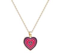 JZWCHQ Collier avec pendentif en forme de cœur pour homme et femme, taille unique, A
