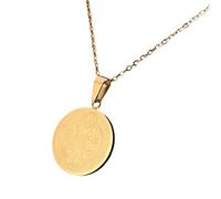 JZWCHQ Collier Benedict pour les femmes et les hommes, 925 STERLING Silver Religious San Benito Medal Pendant, Médailles Benedict, Medalla de San Benito, San Benito Medalla, Saint-Benoît