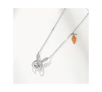 JZWCHQ Collier Creative 925 Collier de lapin Unique et intéressant Collier pendentif clair Collier de colline de luxe Colliers pour copines Colliers pour femmes