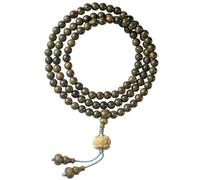 JZWCHQ Collier de bijoux pour filles pour femmes hommes en bois de santal Rosaire en bois 108 Bracelet Bracelet Elastic Cordon de poignet Accessoires