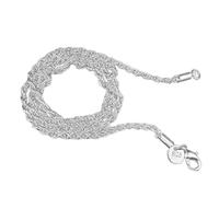 JZWCHQ Collier de chaîne de chaîne de corde 3,0 mm