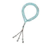 JZWCHQ Collier de personnalité de bijoux, perles de prière musulmane, Rosaire en résine Cérémonie de culte islamique Religieux Eid Ramadan présent Pray Jewelry pour filles accessoires pour les filles
