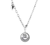 JZWCHQ Collier de style hip-hop rétro ACCESSOIRES SIMPLE PENDANT LOVE PENDANT AUTOMNE CHAMPE DE PULATRE THAI, 48 + 5CM