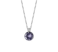 JZWCHQ Collier en cristal 925 Silver Short Clavicule Chain Ladies Style