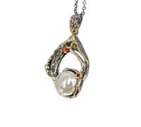 JZWCHQ Collier exagéré pour les femmes de bijoux de perle spécial