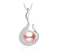 JZWCHQ Collier pendant perlé femme dame cadeau en eau douce naturelle fine mode pour