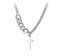 JZWCHQ Collier pendentif à chaîne courte de la prière