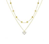 JZWCHQ Collier pendentif chaîne hommes femmes bijoux coeur collier