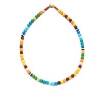 JZWCHQ Collier pendentif chaîne hommes femmes bijoux Style bohème colliers de perles blanches pour Boho corde courte