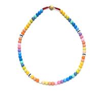 JZWCHQ Collier Pendentif chaîne Hommes Femmes Bijoux Style bohème Colliers de Perles Blanches pour Boho Corde Courte