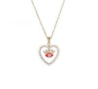 JZWCHQ Collier Pendentif chaîne Hommes Femmes joaillerie Coeur Colliers pour Femmes