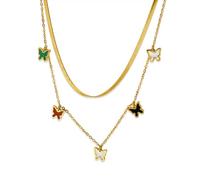 JZWCHQ Collier Pendentif chaîne Masculine Femme joaillerie chaîne Collier étoile Lune Pendentif pour Femmes Bijoux
