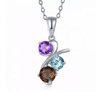 JZWCHQ Collier pendentif multiple naturel