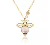 JZWCHQ Collier pendentif S925 Silver Rose Gold Women Collier Bijoux d'anniversaire Gift