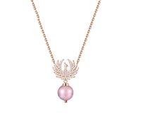 JZWCHQ Collier Phoenix pour femme, chaîne de clavicule Simple, pendentif élégant en Malachite