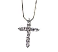 JZWCHQ Collier Silver S925 Femmes Zircon Pendant Pendant Pendant et collier Bijoux pour hommes Femme