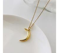 JZWCHQ Colliers, 925 Small Small Crescentcle Cnecklace Femmes Light Temperament Jewelry Accessoires /