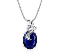 JZWCHQ Colliers de mariage en cristal ovale bijoux pour les mariées