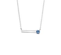 JZWCHQ Colliers de pendentif en pierre précieuse multicolore Topaze pour femmes Colar 925 Gifts de bijoux en argent sterling