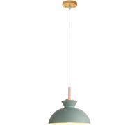 JZWCHQ Colore Single Head Small Hanging Light, Chaner décoratif, Ombre à Lampe en métal, Association d'éclairage du café de Restaurant, Pendentif au Plafond (Orange 9,8 Pouces)
