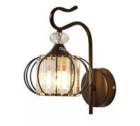 JZWCHQ Crim Crystal Mur Light Mur Spotlight Lantern Wall Lampe E27 Mindist Style Corridor Corridor Mur Light Bedroom Bedside Lampe