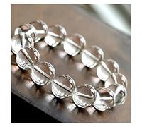 JZWCHQ Cristaux de cristaux naturels bruts naturels guérison des pierres claires Bracelet de perle de quartz bijoux de 80 mm-16 mm décoration (couleur: 8 mm)