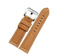 JZWCHQ Cwlpsl 20mm 22 mm 24 mm 26 mm en cuir authentique Retro Man Watch Band pour Pam111 441 Sobrave de poignet de la bande de montre de cuve à vache
