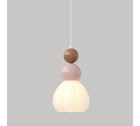 JZWCHQ Décoration de Maison Mini crème en Verre Lustre Perles colorées