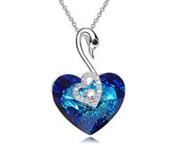 JZWCHQ Décoré de cristal pendent en forme de coeur à la mode